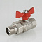 Кран шар.с полусгоном 1" Вн-Нр баб. Valtec VT.227
