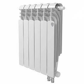 Биметаллический радиатор Royal Thermo Vittoria Super 500 VDR, 6 секций (нижнее подключение)