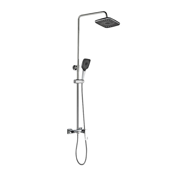 Душевая система, тропический душ, VALFEX Arcadia Сhrome (латунь)
