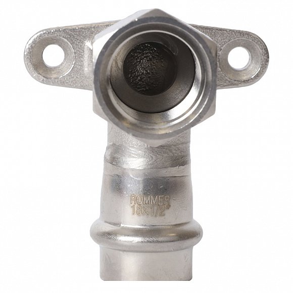 ROMMER Пресс угольник настенный с креплением 18х1/2