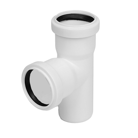 Контур Уют Тройник бесшумный Ду 50х50 90 гр