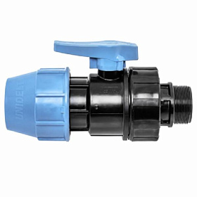 Unidelta ПНД Кран шаровой НР 25х3/4"