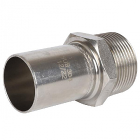 ROMMER Пресс вставка из нерж. стали 35х1 1/4 НР