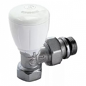 Giacomini Вентиль ручной микрометрический угловой 3/4", R421TG (с доп. уплотнением)