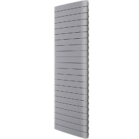 Биметаллический радиатор Royal Thermo Eclipse Tower серебристый 500, 22 секции