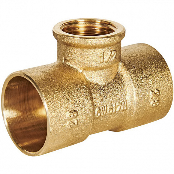 JINTIAN Тройник В-пайка 28х1/2" ВР