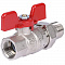 STOUT Кран шаровой с американкой, ВР/НР, ручка бабочка 1/2" (EPDM)