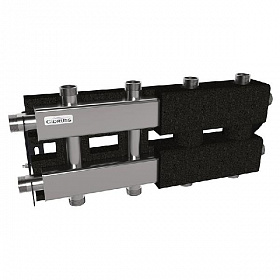 GIDRUSS Распределительный коллектор MKSS-60-5DU (60 кВт, вх. 1", 2+2+1 вых. 1")