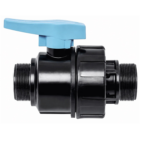 Unidelta ПНД Кран шаровой НР-НР 1 1/4"х1 1/4"