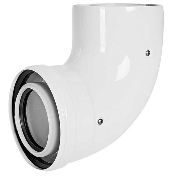 STOUT Отвод конденсационный D80 (п-м) 90°
