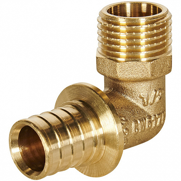 ROMMER Угольник НР аксиальный 20x1/2" с наружной резьбой