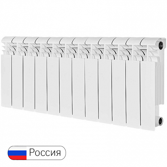 Биметаллический радиатор STOUT VEGA BM 350/100, 12 секций