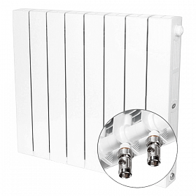 Биметаллический радиатор Rifar SUPReMO VENTIL SVR 500, 10 секций (нижнее правое подключение)