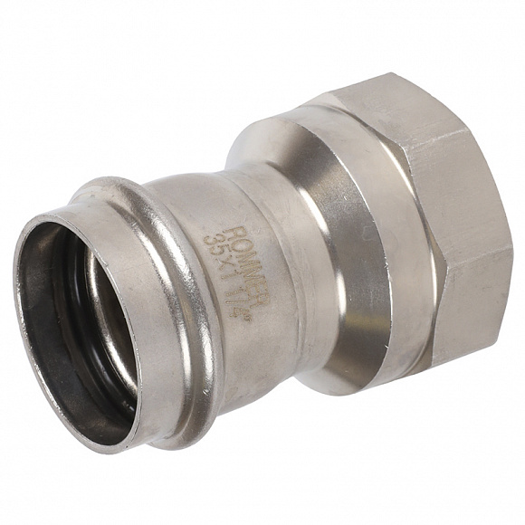 ROMMER Пресс муфта из нерж. стали 35х1 1/4 ВР