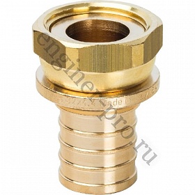 STOUT Муфта с накидной гайкой 32x1" для труб из сшитого полиэтилена