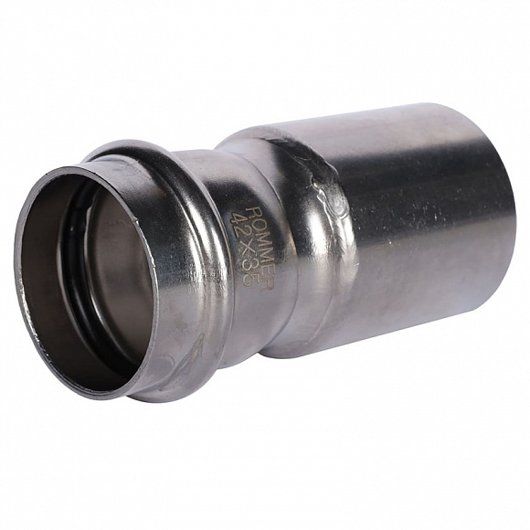 ROMMER Пресс Вставка переходная из нерж. стали 42х35 мм