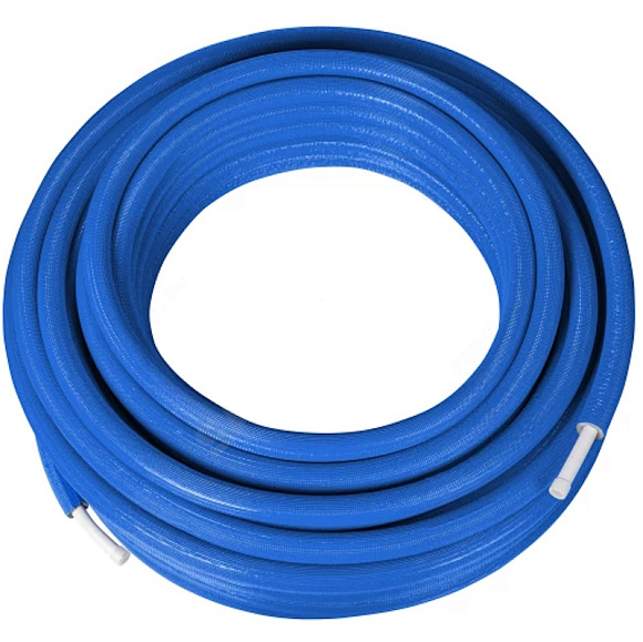 РОС Труба из сшитый полиэтилен PEX-А-EVOH 25x3,5, бухта 100 метров (синяя)