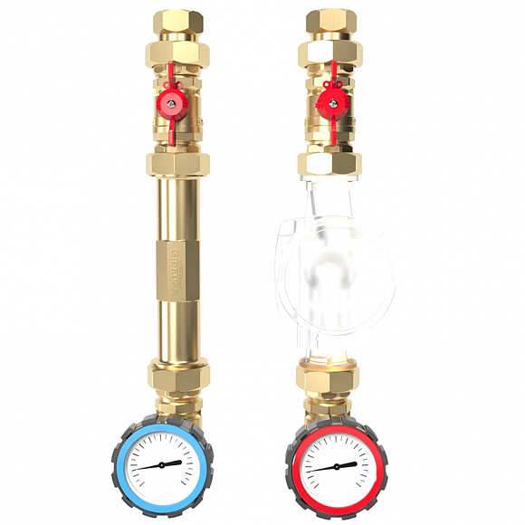 GIDRUSS Насосная группа с прямым контуром 1" (латунь)