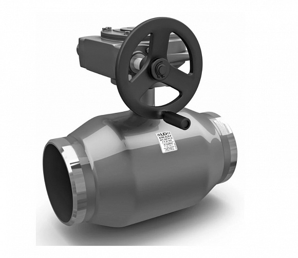 LD Кран шаровой фланцевый сталь КШЦФ Ду300/250 Ру16 с редуктором стандартный проход 