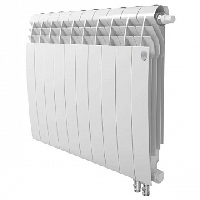 Биметаллический радиатор Royal Thermo Biliner BIANCO TRAFFICO 500, 10 секций (нижнее подключение)