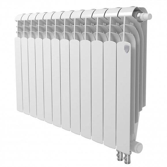 Биметаллический радиатор Royal Thermo Vittoria Super 500 VDR, 12 секций (нижнее подключение)