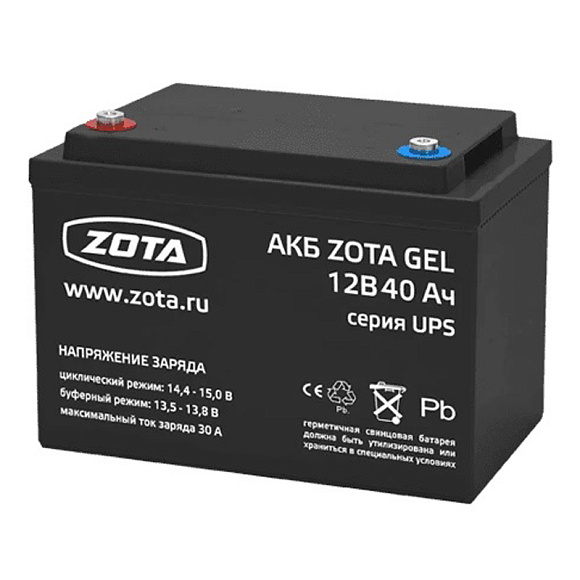 ZOTA Аккумуляторная батарея GEL 40-12