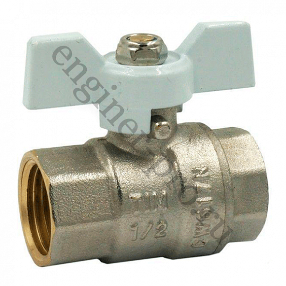 TIM Кран шаровый 3/4" ВР-ВР, бабочка TIM Кран шаровый 3/4" ВР-ВР, бабочка