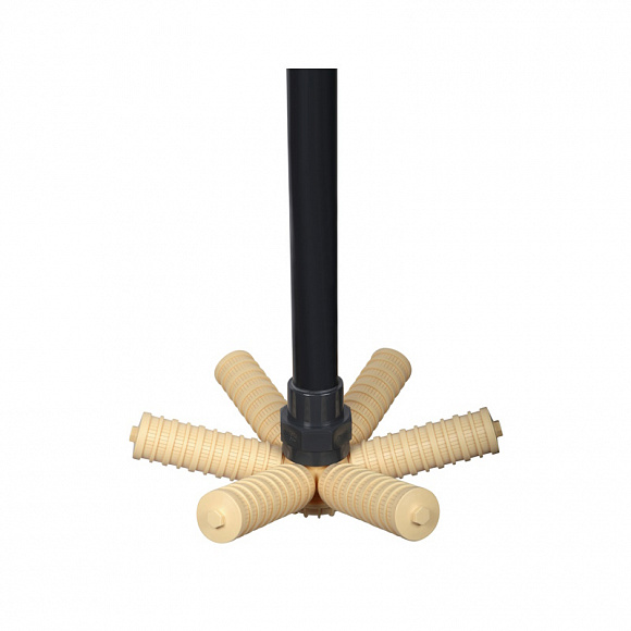 Дистрибьютор лучевой с водопод. трубой 50 мм для баллона 18"-24" (для клапанов 0-25-7456, 0-25-7458)