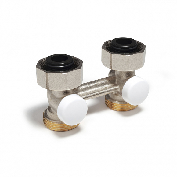 Giacomini Узел нижнего подключения радиатора, прямой компактный 3/4х3/4"