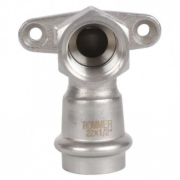 ROMMER Пресс угольник настенный с креплением 22х1/2