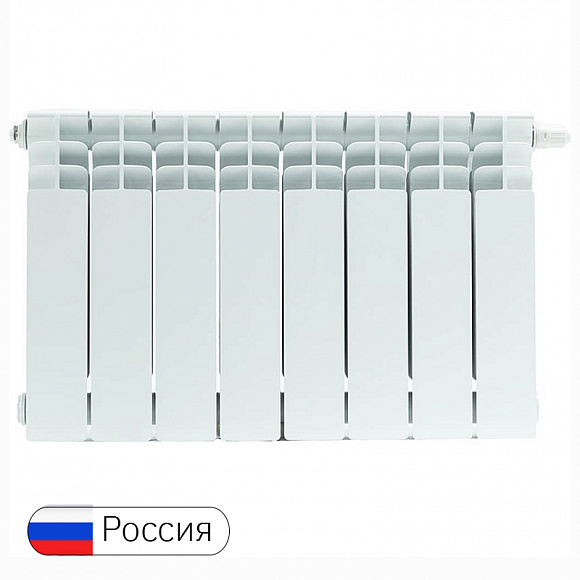 Радиатор биметаллический STOUT TITAN 350/100, 10 секций (нижнее подключение) Радиатор биметаллический STOUT TITAN 350/100, 10 секций (нижнее подключение)