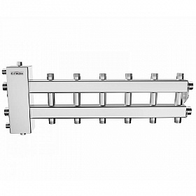 GIDRUSS Коллектор с гидрострелкой BMSS-100-7DU (до 100 кВт, вх. 1 1/4",  3+3+1 вых. 1 1/4")