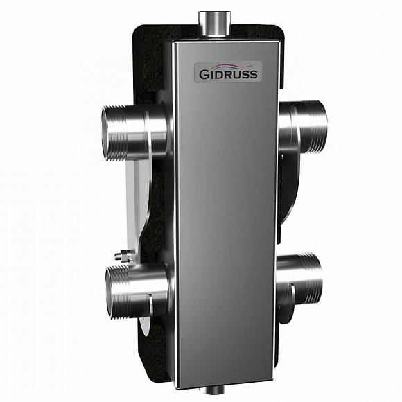 GIDRUSS Гидровлический разделитель 11/4" до 80 кВт (нерж.)
