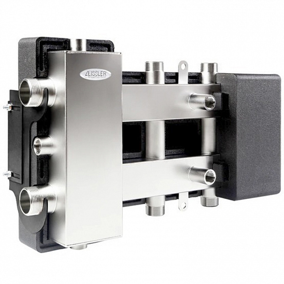 TIM Гидравлический разделитель с коллектором М3 (НЕРЖ. сталь, в теплоизоляции)