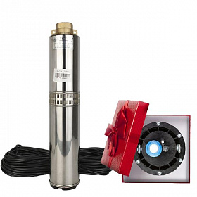 Водолей Насос скважинный БЦПЭ 0.32-25 У (440 Вт, 50 л/м. напор 36м.) Россия
