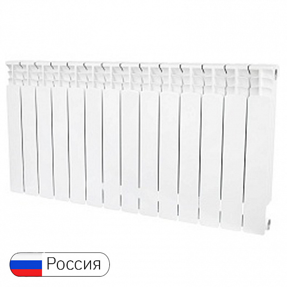 Биметаллический радиатор STOUT SPACE 500/90, 14 секций Биметаллический радиатор STOUT SPACE 500/90, 14 секций