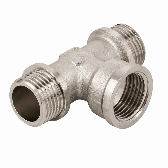 Тройник НВН никелированный 1/2"x1/2"x1/2" 