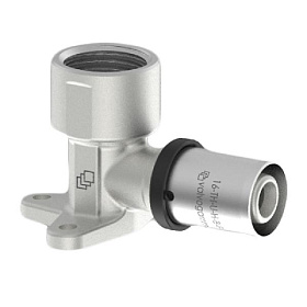 ПРЕСС Угольник установочный 20х1/2" ВР Valvogamma