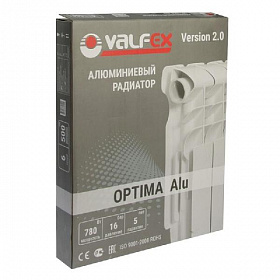 Алюминиевый радиатор VALFEX OPTIMA 500/80, 6 секций