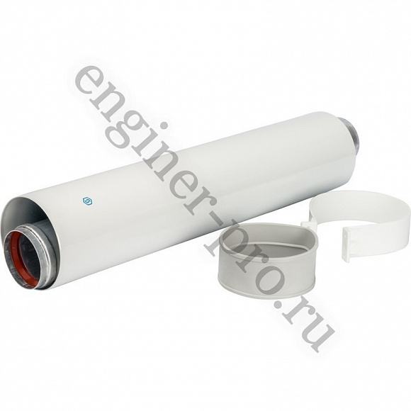 Труба коаксиальная STOUT D 60/100 500 мм (уплотнения и хомут в комплекте) Труба коаксиальная STOUT D 60/100 500 мм (уплотнения и хомут в комплекте)