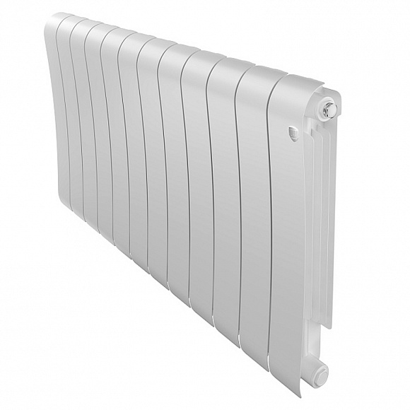 Радиатор биметалл. Royal Thermo Infinity BIANCO TRAFFICO 500, 12 секций