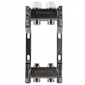 Коллекторная группа ROMMER из нерж. стали без расходомеров 2 выхода