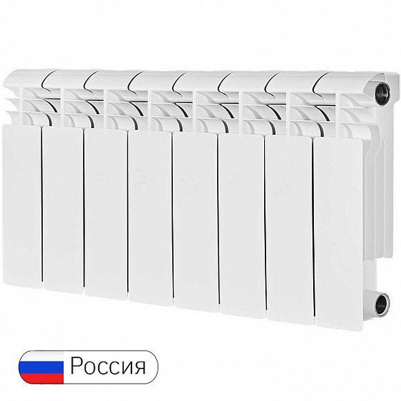 Биметаллический радиатор STOUT VEGA BM 200/100, 8 секций
