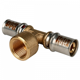 STOUT Пресс тройник ВР 16х1/2"x16 для металлопластиковых труб