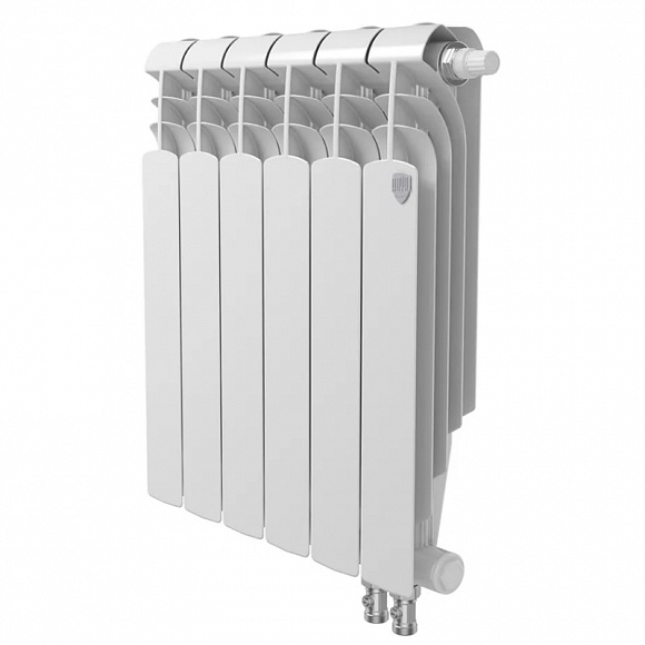 Биметаллический радиатор Royal Thermo Vittoria Super 500 VDR, 6 секций (нижнее подключение)