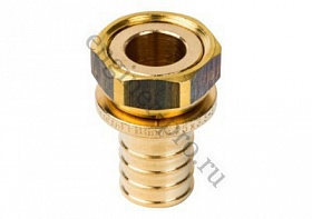 STOUT Муфта с накидной гайкой 25x3/4" для труб из сшитого полиэтилена