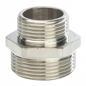 SFT-0004-001141 STOUT Ниппель НН переходной никелированный 1"1/4X1"