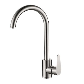 Смеситель для кухни "дуга", VALFEX Rigel Сhrome (нерж. сталь)