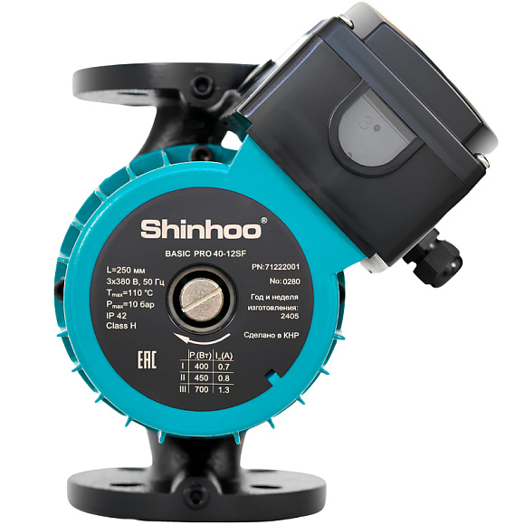 Насос циркуляционный Shinhoo BASIC PRO 32-12 SF, фланцевый (220 В)