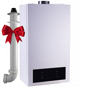 Настенный газовый котел HUBERT AGB 10 DP с WiFi, двухконтурный с закрытой камерой